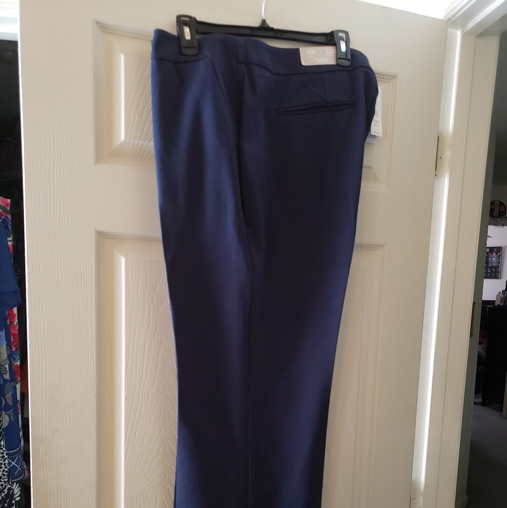Ladies So Slimming Trouser Pant - Midnight Blue